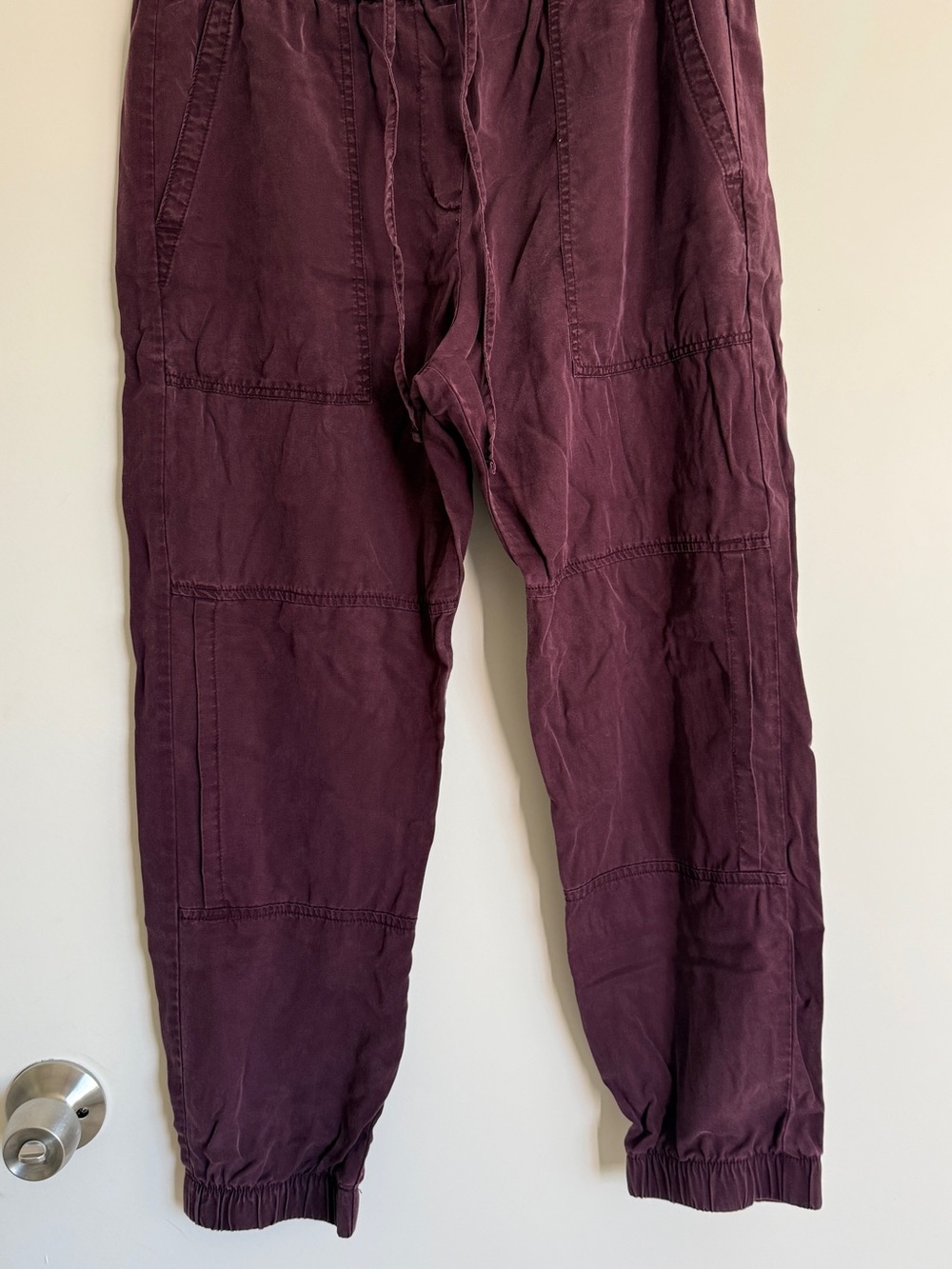 GAP Women’s Burgundy Drawstring Jogger Pants